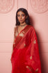 Handwoven Red Banarasi Silk Saree